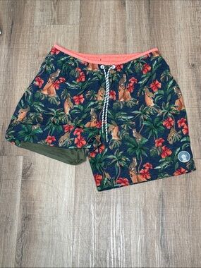 Chubbies Cheetah Paradise Swim Trunks Size XL 7” inseam